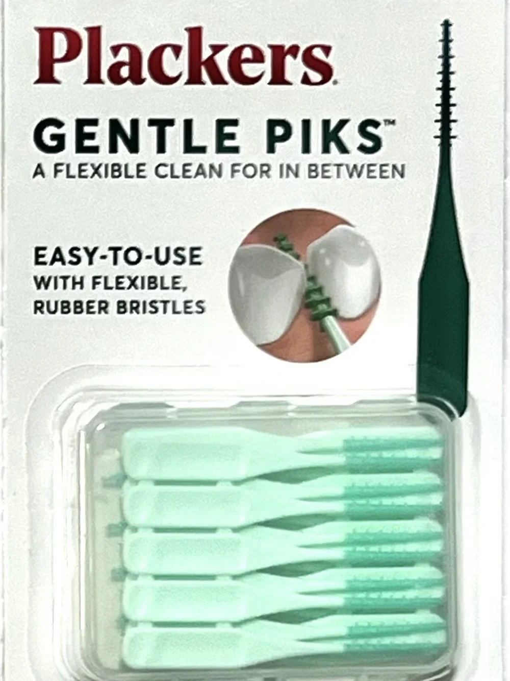Gentle Piks Mint Green Interdental Picks